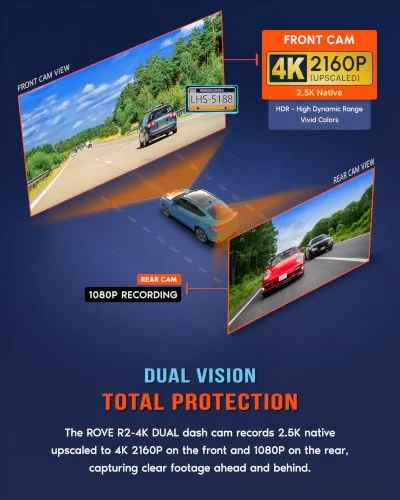 ROVE R2-4K Dual Dash Cam Review: STARVIS 2 and Free 128GB Card